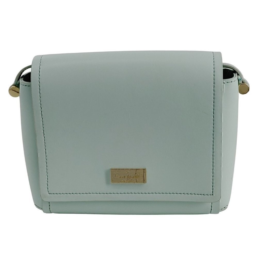 KATE SPADE Putnam Drive Caressa Crossbody Handbag Shoulder Bag Light Blue / Navy - Picture 4 of 12